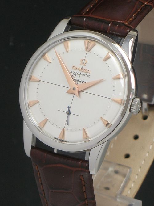 fig 3. STUNNING OMEGA GENEVE AUTOMATIC CALIBRE 491 MENS VINTAGE WATCH WITH PAPERWORK C1958