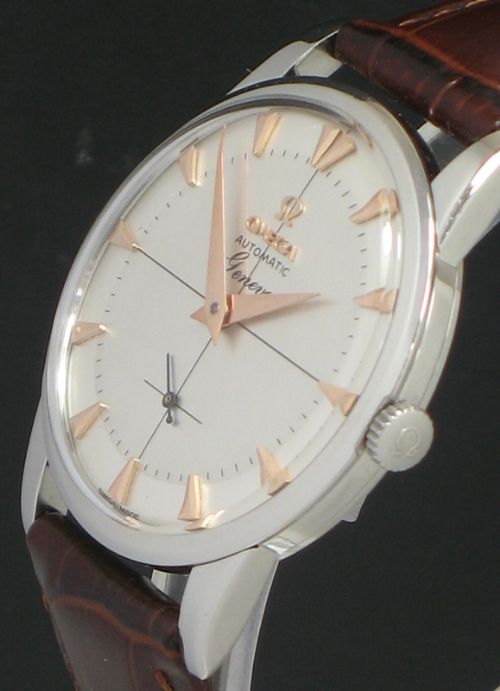 fig 4. STUNNING OMEGA GENEVE AUTOMATIC CALIBRE 491 MENS VINTAGE WATCH WITH PAPERWORK C1958