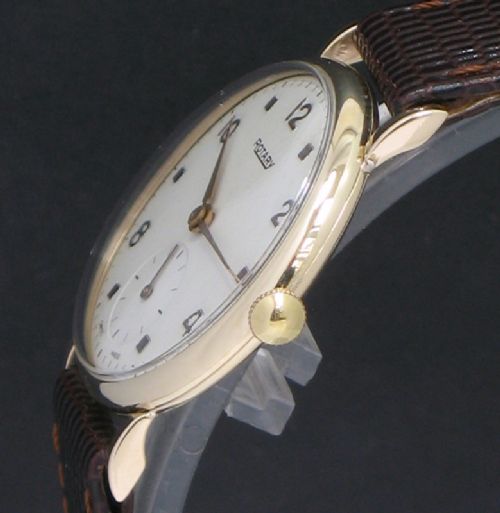 fig 3. WONDERFUL SOLID 9CT GOLD ROTARY LARGE LADIES WATCH C1952