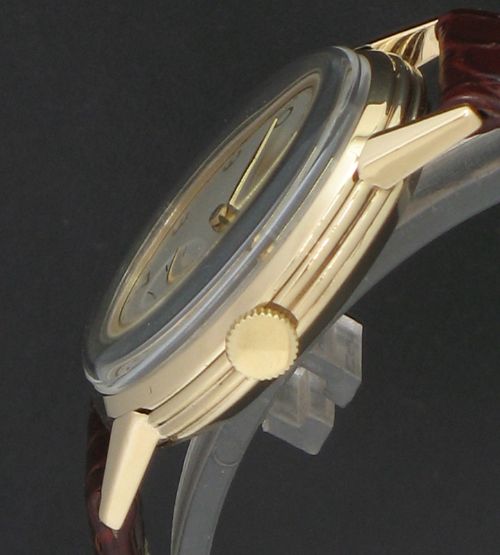 fig 4. SUPERB SOLID 9CT GOLD LONGINES 12.68Z MENS VINTAGE WATCH C1951