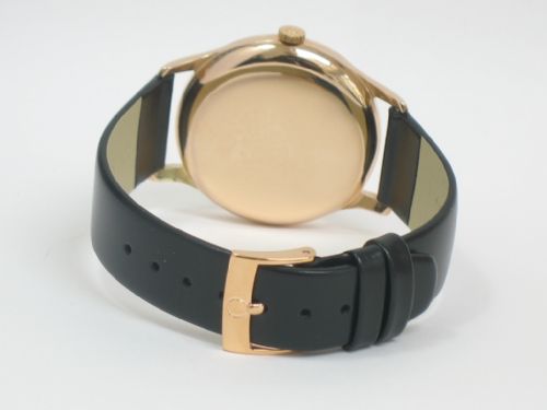 fig 4. RARE SOLID 14CT ROSE GOLD OMEGA TRESOR OVERSIZE CALIBRE 280 MENS VINTAGE WATCH C1949