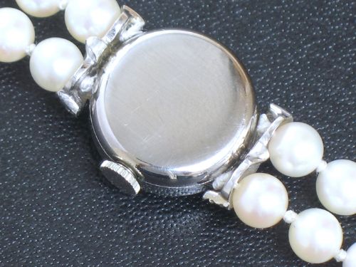 fig 8. BREATHTAKING AND UNIQUE ROLEX PRECISION DIAMONDS AND PEARLS LADIES COCKTAIL WATCH C1950