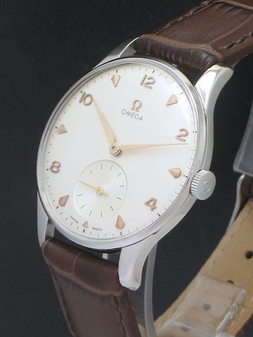 fig 3. SUPERB COMPLETELY ORIGINAL OMEGA CALIBRE 267 OVERSIZE MENS VINTAGE WATCH C1956
