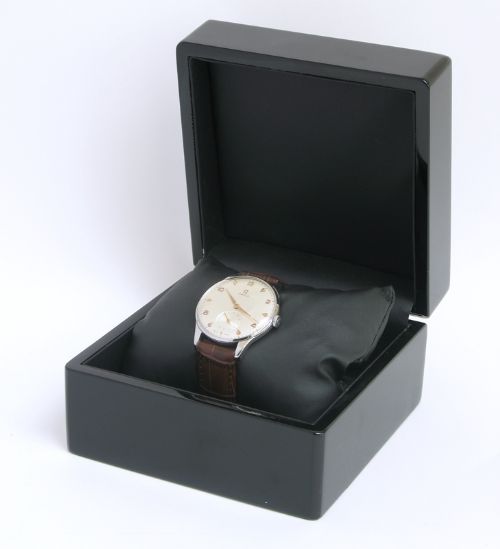 fig 7. SUPERB COMPLETELY ORIGINAL OMEGA CALIBRE 267 OVERSIZE MENS VINTAGE WATCH C1956