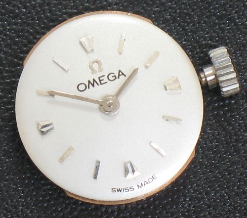fig 7. BEAUTIFUL SOLID 18CT WHITE GOLD AND DIAMOND OMEGA LADIES COCKTAIL WATCH C1950