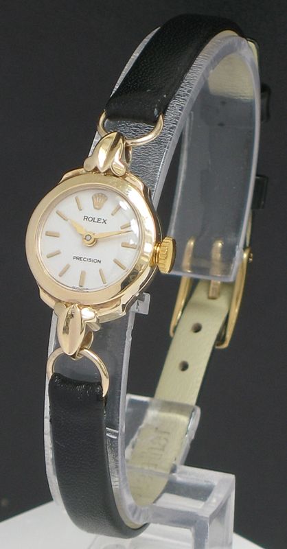 Beautiful Solid 9ct Gold Rolex Precision Ladies Cocktail Watch