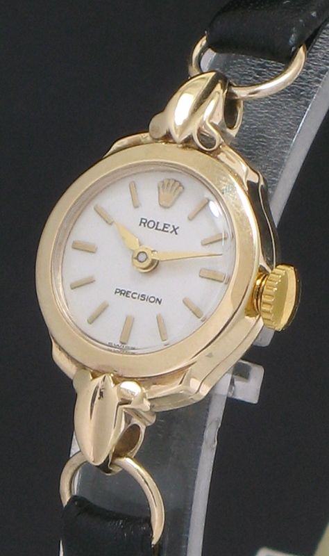 fig 2. BEAUTIFUL SOLID 9CT GOLD ROLEX PRECISION LADIES COCKTAIL WATCH