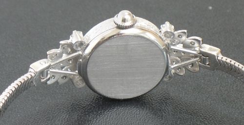 fig 7. STUNNING PLATINUM AND DIAMOND MOVADO LADIES COCKTAIL WATCH C1940