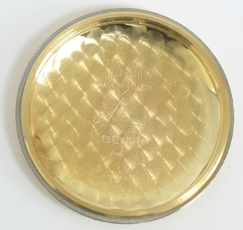 fig 6. STUNNING SOLID 18CT GOLD OMEGA SEAMASTER AUTOMATIC BUMPER MENS VINTAGE WATCH C1954