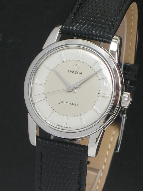Wonderful Omega Seamaster Two Tone Dial Mens Vintage Watch C1956-57