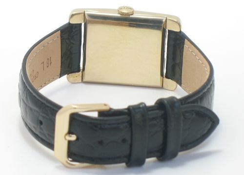 fig 5. RARE ORIGINAL SOLID 14CT GOLD LONGINES PRESIDENT COOLIDGE ART DECO VINTAGE WATCH C1952