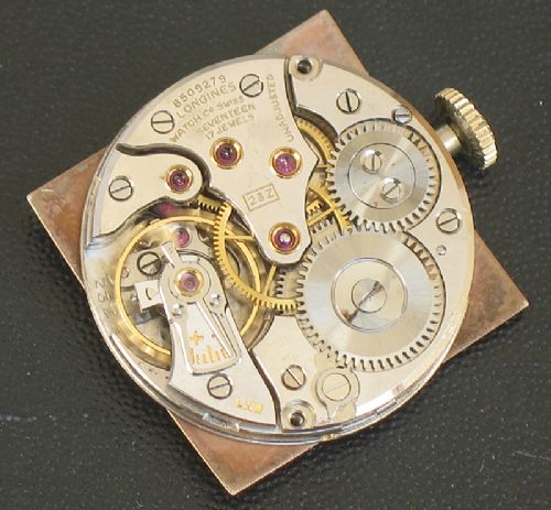 fig 7. RARE ORIGINAL SOLID 14CT GOLD LONGINES PRESIDENT COOLIDGE ART DECO VINTAGE WATCH C1952