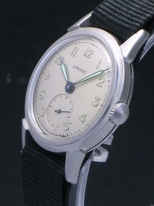 fig 2. RARE LONGINES CALIBRE 23Z MILITARY WATCH C1950