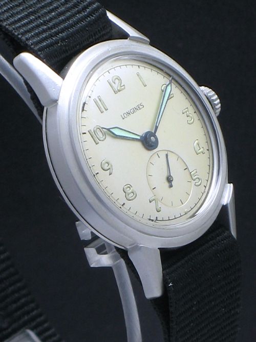 fig 4. RARE LONGINES CALIBRE 23Z MILITARY WATCH C1950