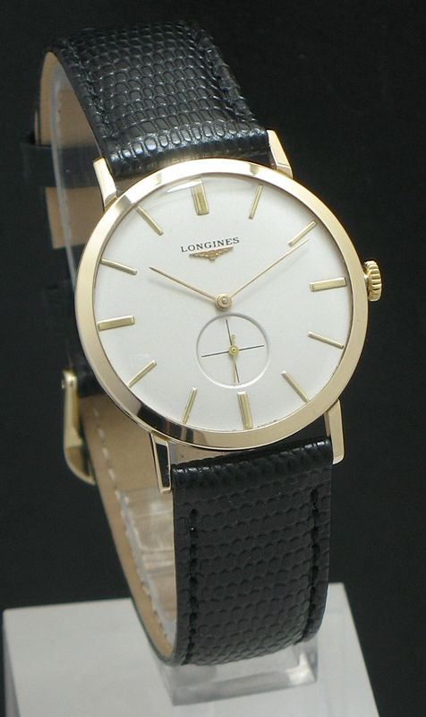 Superb Solid 9ct Gold Longines Slimline Vintage Watch C1959