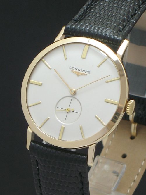 fig 2. SUPERB SOLID 9CT GOLD LONGINES SLIMLINE VINTAGE WATCH C1959