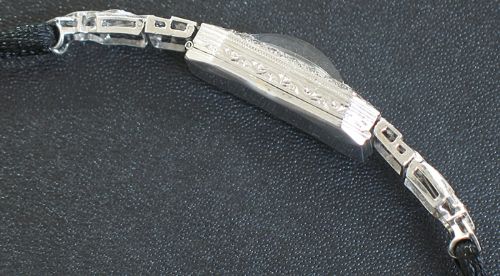 fig 7. STUNNING LONGINES PLATINUM AND DIAMOND LADIES ART DECO COCKTAIL WATCH C1935