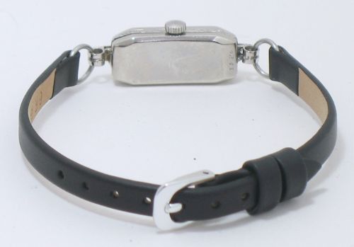 fig 4. DELIGHTFUL BENSON AND LONGINES PLATINUM AND DIAMOND LADIES ART DECO COCKTAIL WATCH C1935