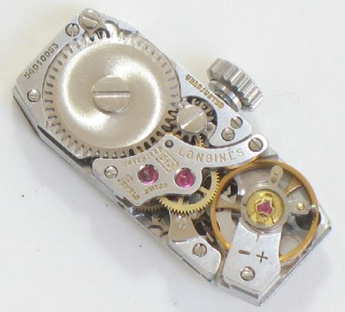 fig 5. DELIGHTFUL BENSON AND LONGINES PLATINUM AND DIAMOND LADIES ART DECO COCKTAIL WATCH C1935