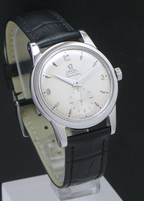 fig 1. ORIGINAL EARLY FIRST EDITION OMEGA SEAMASTER BUMPER CALIBRE 342 AUTOMATIC C1950