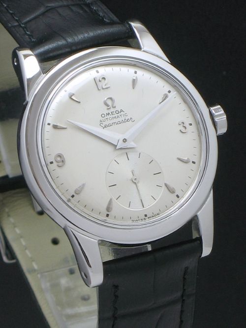 fig 4. ORIGINAL EARLY FIRST EDITION OMEGA SEAMASTER BUMPER CALIBRE 342 AUTOMATIC C1950