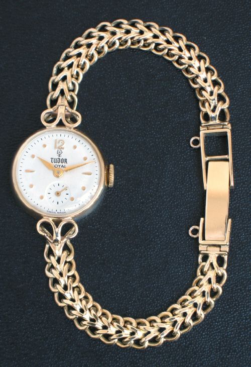 Wonderful Solid 9ct Gold Rolex Tudor Royal Ladies Cocktail Watch C1952