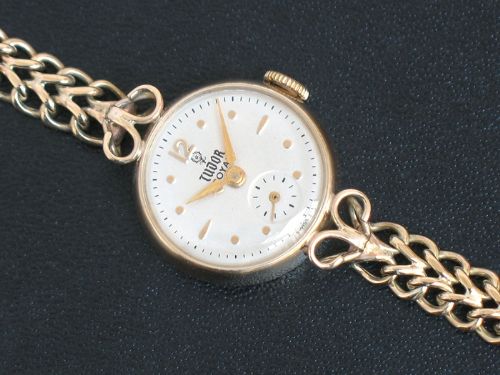 fig 2. WONDERFUL SOLID 9CT GOLD ROLEX TUDOR ROYAL LADIES COCKTAIL WATCH C1952