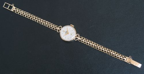 fig 3. WONDERFUL SOLID 9CT GOLD ROLEX TUDOR ROYAL LADIES COCKTAIL WATCH C1952