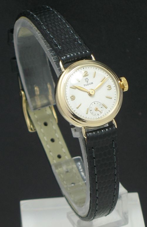 fig 1. LOVELY SOLID 9CT GOLD ROLEX TUDOR LADIES COCKTAIL WATCH C1959