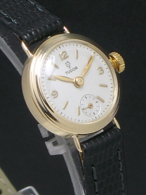 fig 3. LOVELY SOLID 9CT GOLD ROLEX TUDOR LADIES COCKTAIL WATCH C1959