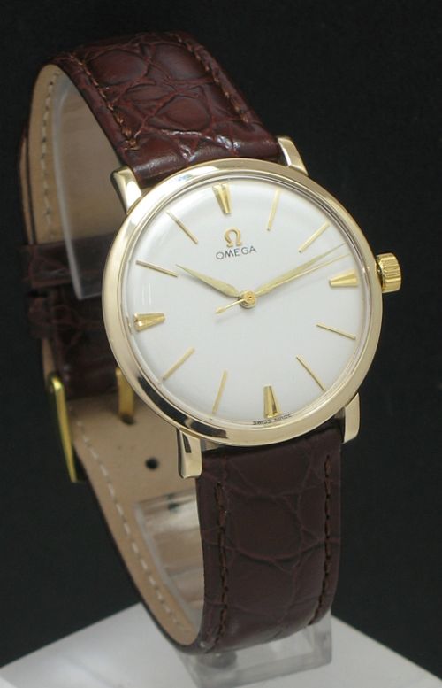 fig 2. WONDERFUL SOLID 9CT GOLD OMEGA CALIBRE 520 MENS VINTAGE WATCH C1959