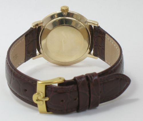 fig 3. WONDERFUL SOLID 9CT GOLD OMEGA CALIBRE 520 MENS VINTAGE WATCH C1959