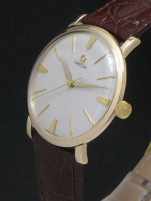 fig 4. WONDERFUL SOLID 9CT GOLD OMEGA CALIBRE 520 MENS VINTAGE WATCH C1959