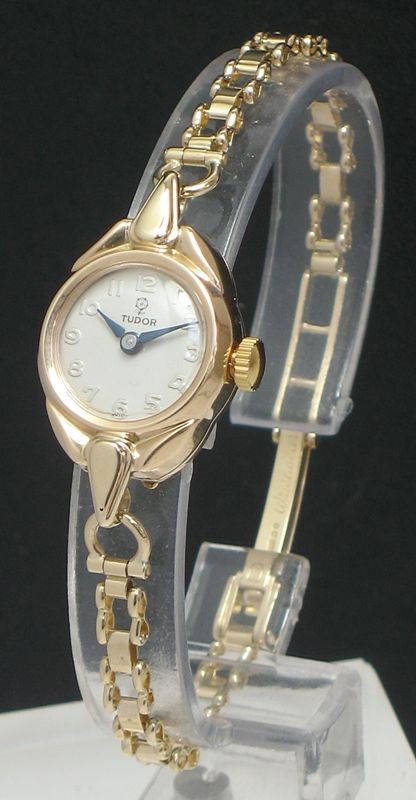 Lovely Solid 9ct Gold Rolex Tudor Ladies Cocktail Watch C1957