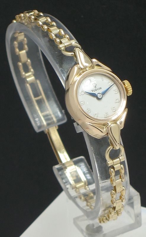 fig 2. LOVELY SOLID 9CT GOLD ROLEX TUDOR LADIES COCKTAIL WATCH C1957