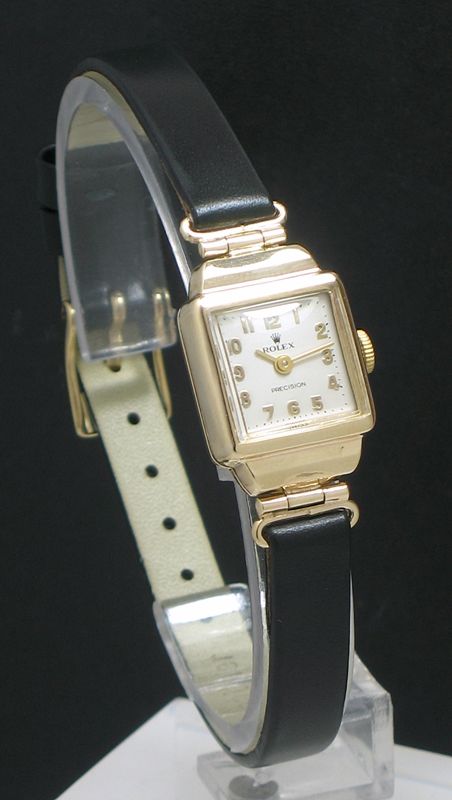 Beautiful Solid 9ct Gold Rolex Precision Ladies Cocktail Watch C1952