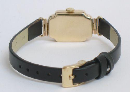 fig 4. BEAUTIFUL SOLID 9CT GOLD ROLEX PRECISION LADIES COCKTAIL WATCH C1952