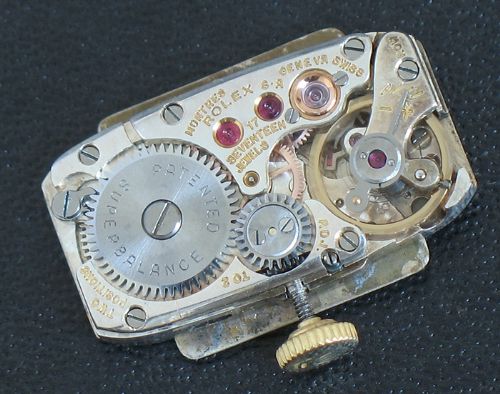 fig 6. BEAUTIFUL SOLID 9CT GOLD ROLEX PRECISION LADIES COCKTAIL WATCH C1952