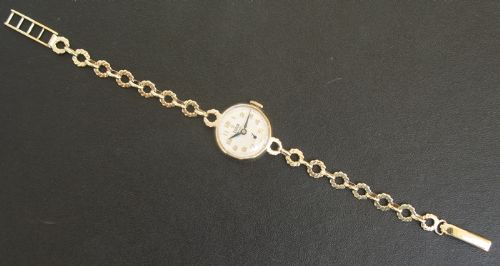 fig 3. BEAUTIFUL SOLID 9CT GOLD ROLEX TUDOR ROYAL LADIES COCKTAIL WATCH C1953-54