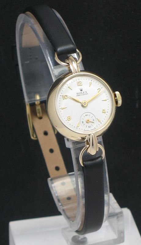Wonderful Solid 9ct Gold Rolex Precision Ladies Cocktail Watch C1951