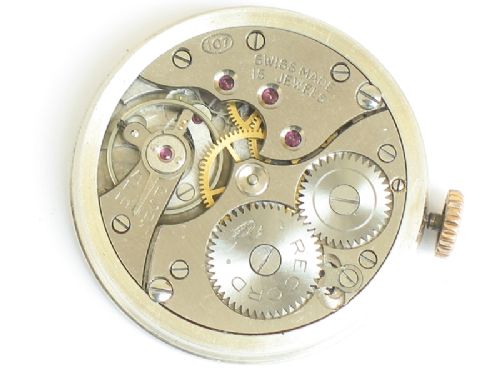 fig 4. COMPLETELY ORIGINAL SOLID 9CT ROSE GOLD LONGINES RECORD MENS VINTAGE WATCH C1951