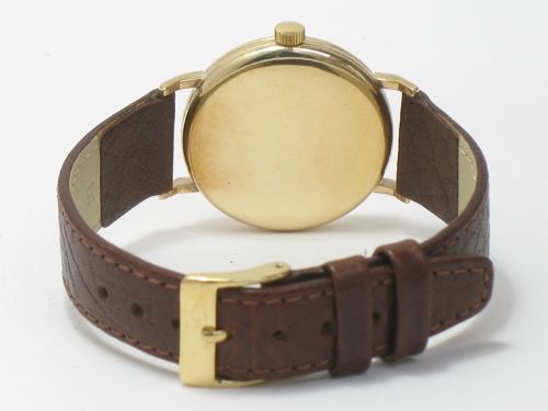 fig 2. COMPLETELY ORIGINAL SOLID 9CT GOLD MARVIN MENS WATCH C1959