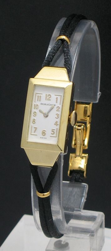 Wonderful Solid 18ct Gold Jaeger Le-coultre Art Deco Cocktail Watch C1951-52
