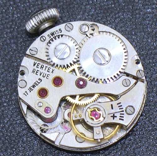 fig 9. ABSOLUTELY EXQUISITE ORIGINAL VERTEX PLATINUM AND 2.5CTS DIAMOND ART DECO LADIES COCKTAIL WATCH C1955
