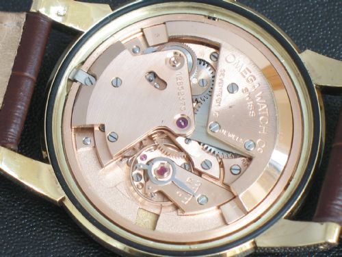 fig 6. Incredibly rare Captain Hunter's Omega Seamaster Oversize Deluxe in solid 14ct gold c1953