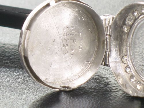 fig 6. LOVELY LONGINES PLATINUM AND DIAMON ART DECO LADIES COCKTAIL WATCH C1930