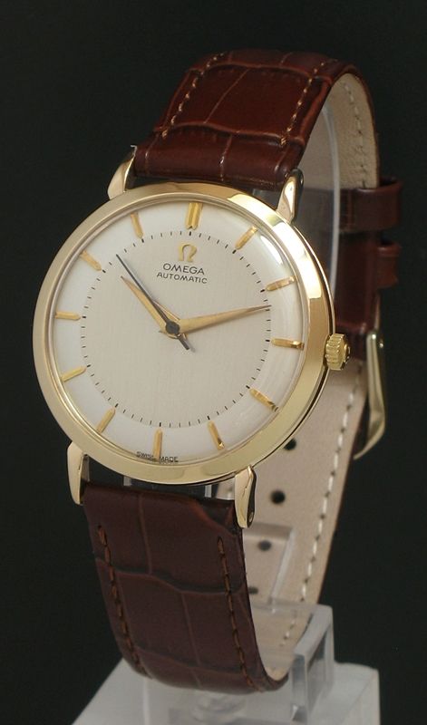 Stunning Solid 9ct Gold Omega Bumper Automatic Mens Vintage Watch C1953