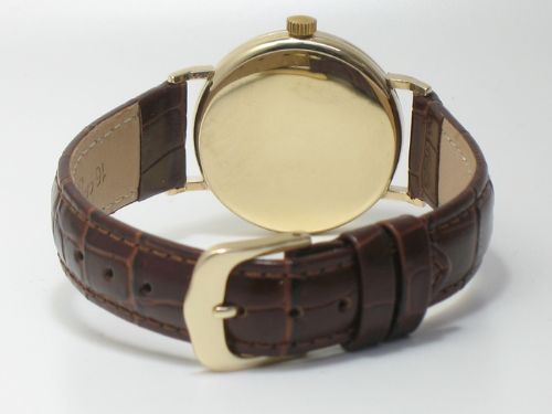 fig 4. SUPERB SOLID 9CT GOLD BUREN MENS WATCH C1949