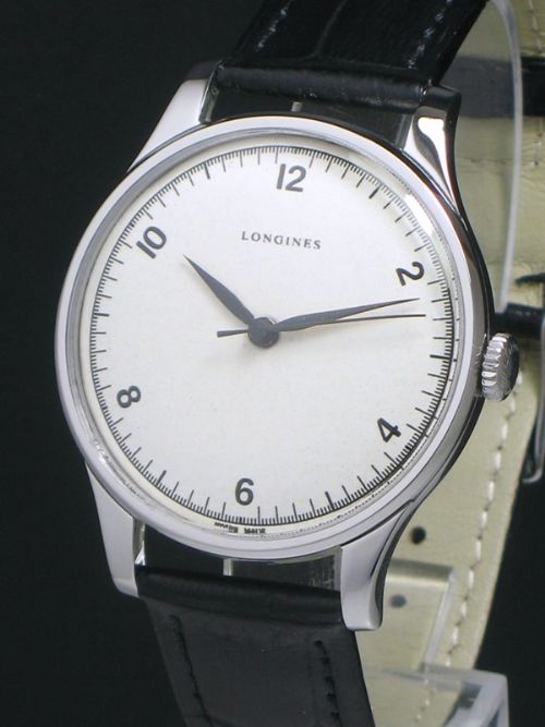 fig 1. RARE LONGINES 12.68ZS OVERSIZE MENS VINTAGE WATCH C1957