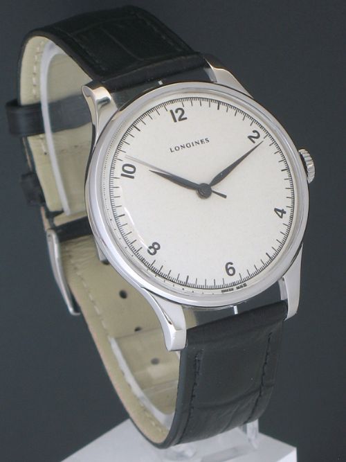 fig 3. RARE LONGINES 12.68ZS OVERSIZE MENS VINTAGE WATCH C1957